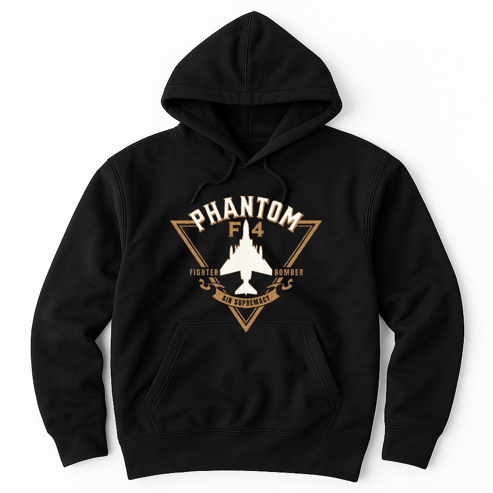 F 4 Phantom II Naval Fighter Bomber Jet Interceptor Aircraft Hoodie