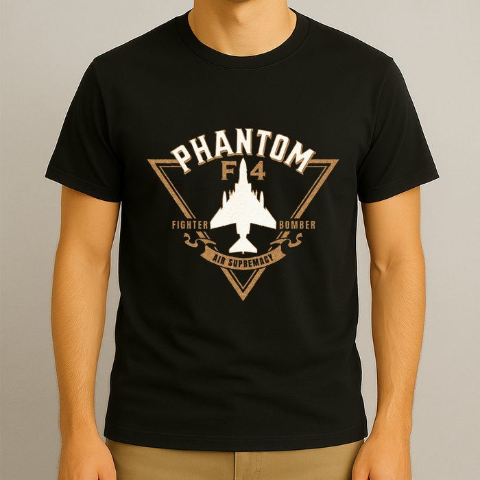 F 4 Phantom II Naval Fighter Bomber Jet Interceptor Aircraft T-Shirt