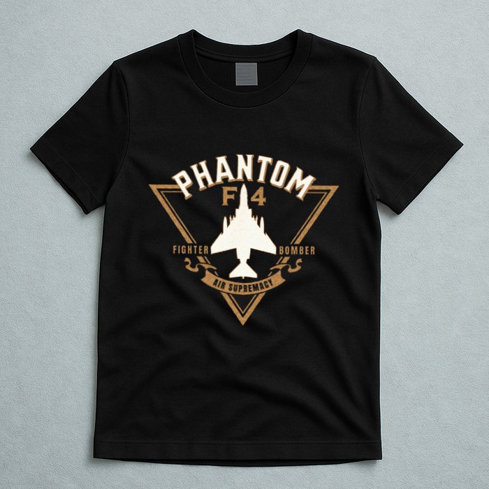 F 4 Phantom II Naval Fighter Bomber Jet Interceptor Aircraft T-Shirt