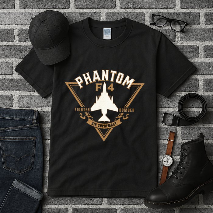 F 4 Phantom II Naval Fighter Bomber Jet Interceptor Aircraft Tall T-Shirt