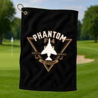 F 4 Phantom II Naval Fighter Bomber Jet Interceptor Aircraft Golf Towel