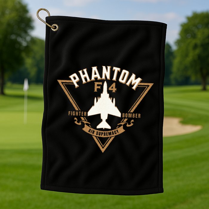 F 4 Phantom II Naval Fighter Bomber Jet Interceptor Aircraft Golf Towel