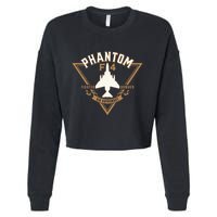 F 4 Phantom II Naval Fighter Bomber Jet Interceptor Aircraft Cropped Pullover Crew