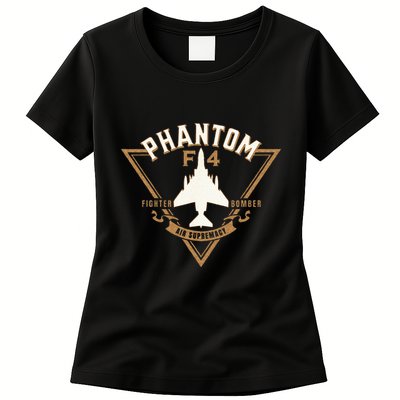 F 4 Phantom II Naval Fighter Bomber Jet Interceptor Aircraft Womens T-Shirt