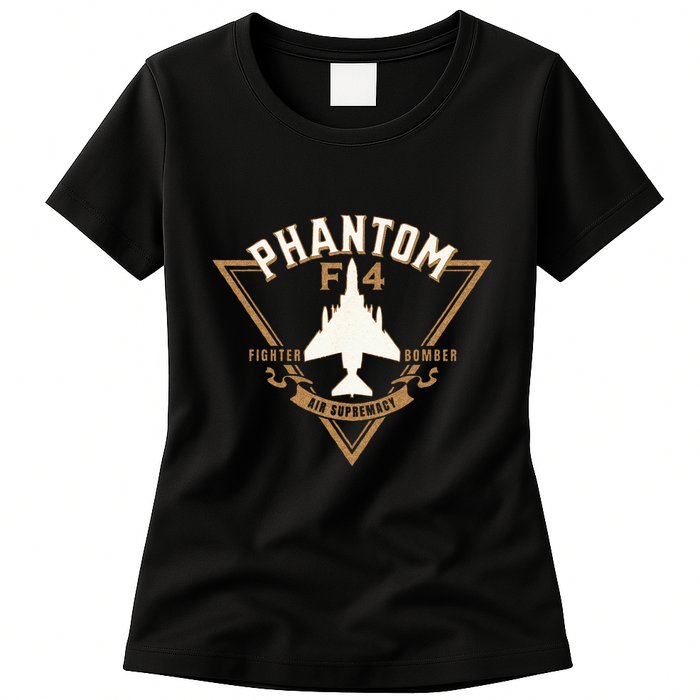 F 4 Phantom II Naval Fighter Bomber Jet Interceptor Aircraft Womens T-Shirt