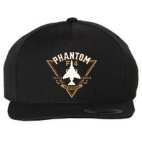 F 4 Phantom II Naval Fighter Bomber Jet Interceptor Aircraft Wool Snapback Cap