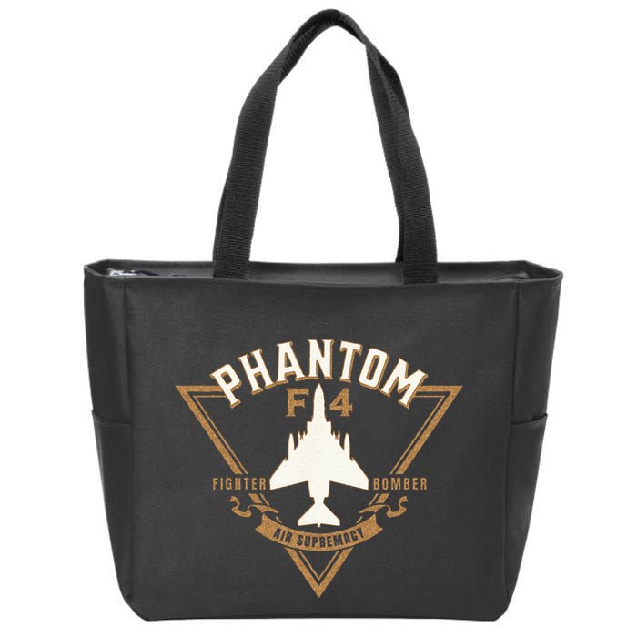 F 4 Phantom II Naval Fighter Bomber Jet Interceptor Aircraft Zip Tote Bag