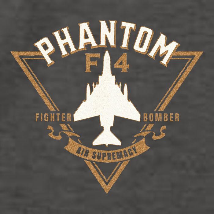 F 4 Phantom II Naval Fighter Bomber Jet Interceptor Aircraft Vector Backpack