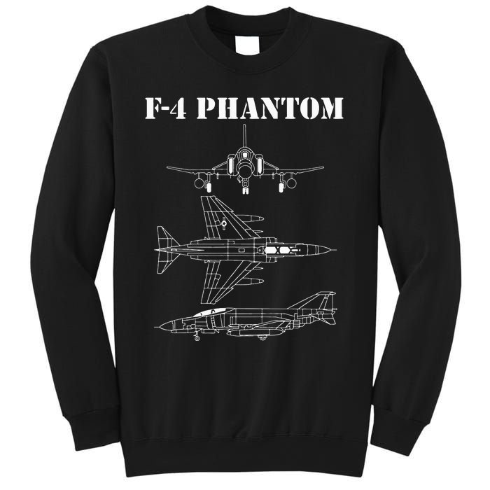 F 4 Phantom Fighter Jet Airplane Pilot Military Aircraft F4 Sweatshirt