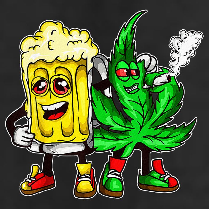 Funny 420 Pot Leaf Marijuana Bong Beer Drunk Weed Cannabis Cool Comfort Performance Bucket Hat