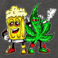 Funny 420 Pot Leaf Marijuana Bong Beer Drunk Weed Cannabis Vector Backpack
