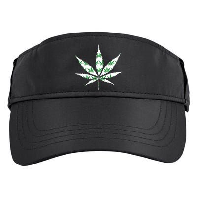 Funny 420 Stoner THC Marijuana Cannabis Weed Pot Leaf Smoker Adult Drive Performance Visor