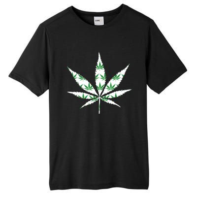 Funny 420 Stoner THC Marijuana Cannabis Weed Pot Leaf Smoker Tall Fusion ChromaSoft Performance T-Shirt