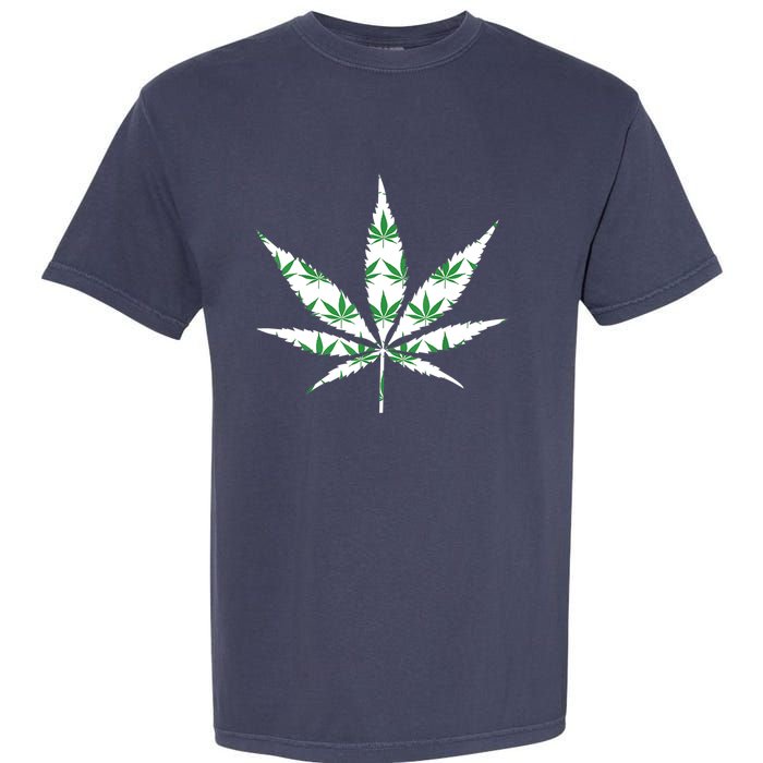 Funny 420 Stoner THC Marijuana Cannabis Weed Pot Leaf Smoker Garment-Dyed Heavyweight T-Shirt