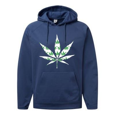 Funny 420 Stoner THC Marijuana Cannabis Weed Pot Leaf Smoker Performance Fleece Hoodie