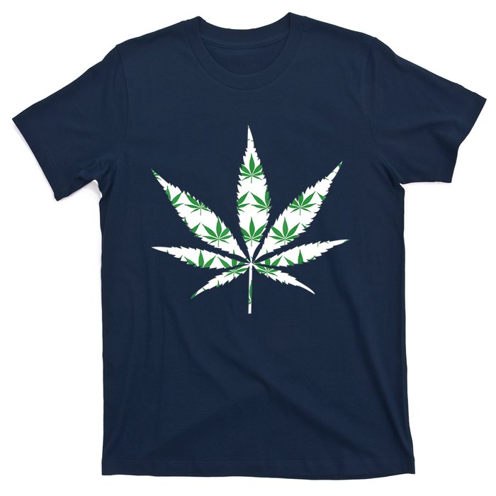 Funny 420 Stoner THC Marijuana Cannabis Weed Pot Leaf Smoker T-Shirt