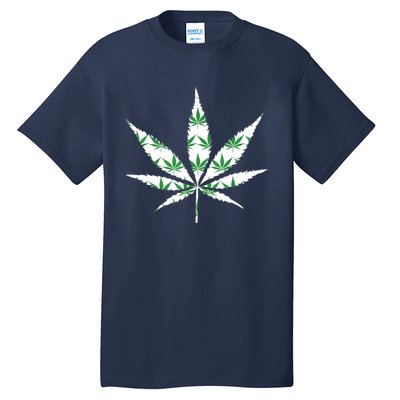 Funny 420 Stoner THC Marijuana Cannabis Weed Pot Leaf Smoker Tall T-Shirt