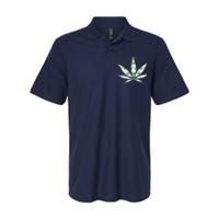 Funny 420 Stoner THC Marijuana Cannabis Weed Pot Leaf Smoker Softstyle Adult Sport Polo