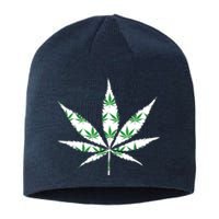 Funny 420 Stoner THC Marijuana Cannabis Weed Pot Leaf Smoker Sustainable Beanie