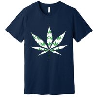 Funny 420 Stoner THC Marijuana Cannabis Weed Pot Leaf Smoker Premium T-Shirt