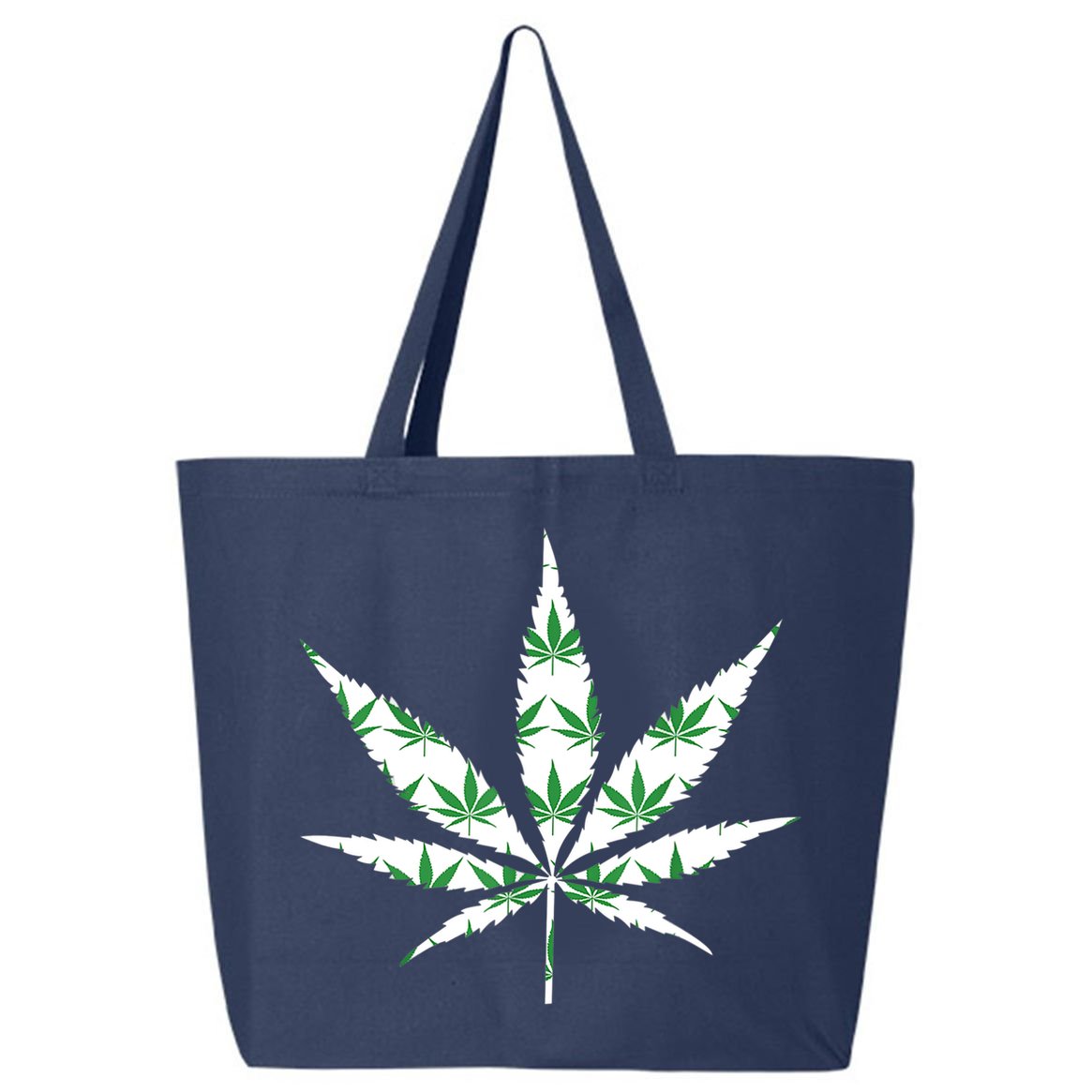 Funny 420 Stoner THC Marijuana Cannabis Weed Pot Leaf Smoker 25L Jumbo Tote