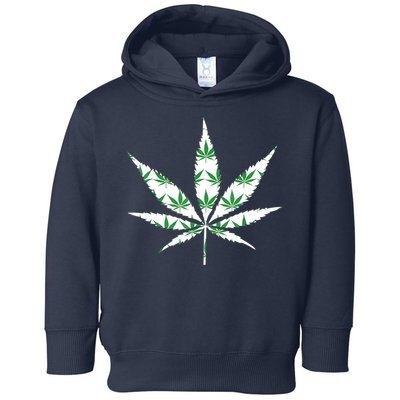 Funny 420 Stoner THC Marijuana Cannabis Weed Pot Leaf Smoker Toddler Hoodie