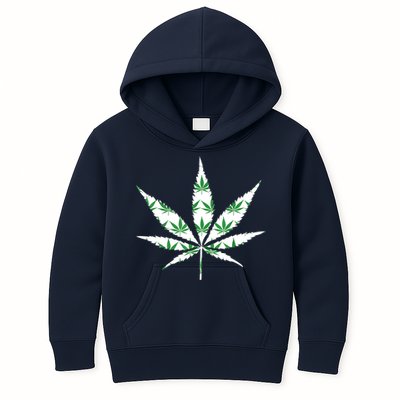 Funny 420 Stoner THC Marijuana Cannabis Weed Pot Leaf Smoker Kids Hoodie