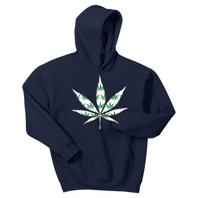 Funny 420 Stoner THC Marijuana Cannabis Weed Pot Leaf Smoker Kids Hoodie