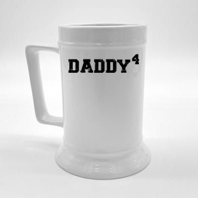 Fourth 4th Time Daddy Dad Of Four Father's Day Gift Beer Stein