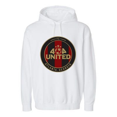 Funny 404 United Atlanta Soccer Fan Jersey Original Garment-Dyed Fleece Hoodie