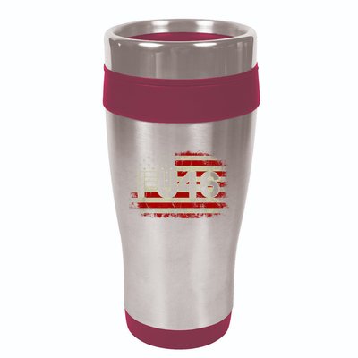 FU 46 Vintage Old American Flag Funny Biden Patriots FU46 16oz Travel Tumbler