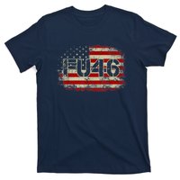 FU 46 Vintage Old American Flag Funny Biden Patriots FU46 T-Shirt