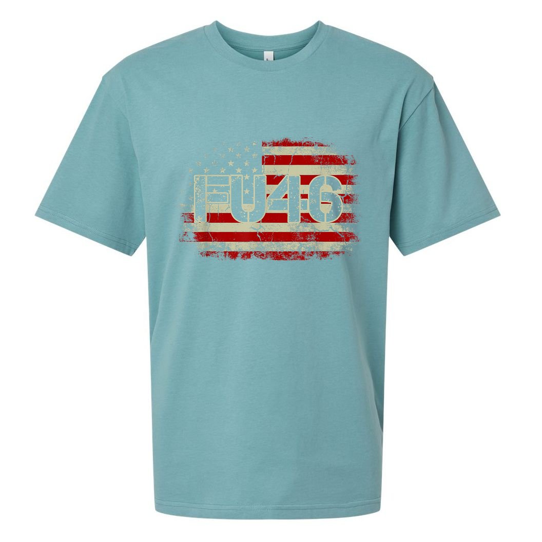FU 46 Vintage Old American Flag Funny Biden Patriots FU46 Sueded Cloud Jersey T-Shirt