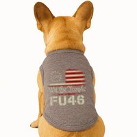 FU 46 Vintage 1776 American Flag Funny Biden Patriots FU46 Doggie Tank