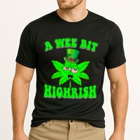 Funny 420 Weed Marijuana St Patricks Day A Wee Bit Highrish Performance Shirt