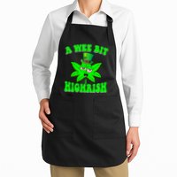 Funny 420 Weed Marijuana St Patricks Day A Wee Bit Highrish Apron