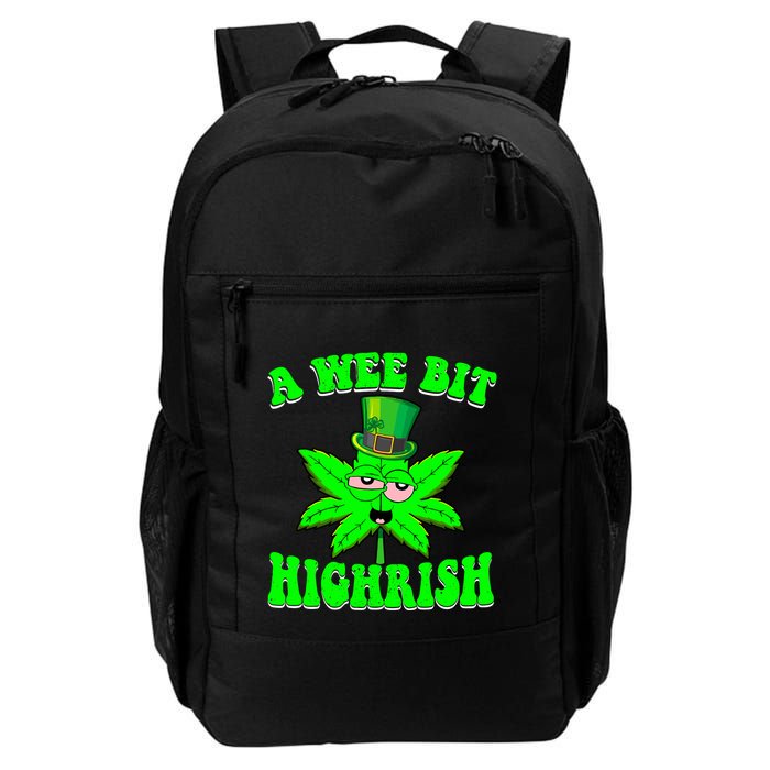 Funny 420 Weed Marijuana St Patricks Day A Wee Bit Highrish Backpack
