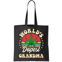 Funny 420 Weed Pot Vintage Matching Worlds Dopest Grandma Bag