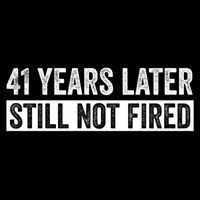 Funny 41 Years Of Work Employee - 41 Years Work Anniversary Flexfit Unipanel Trucker Cap