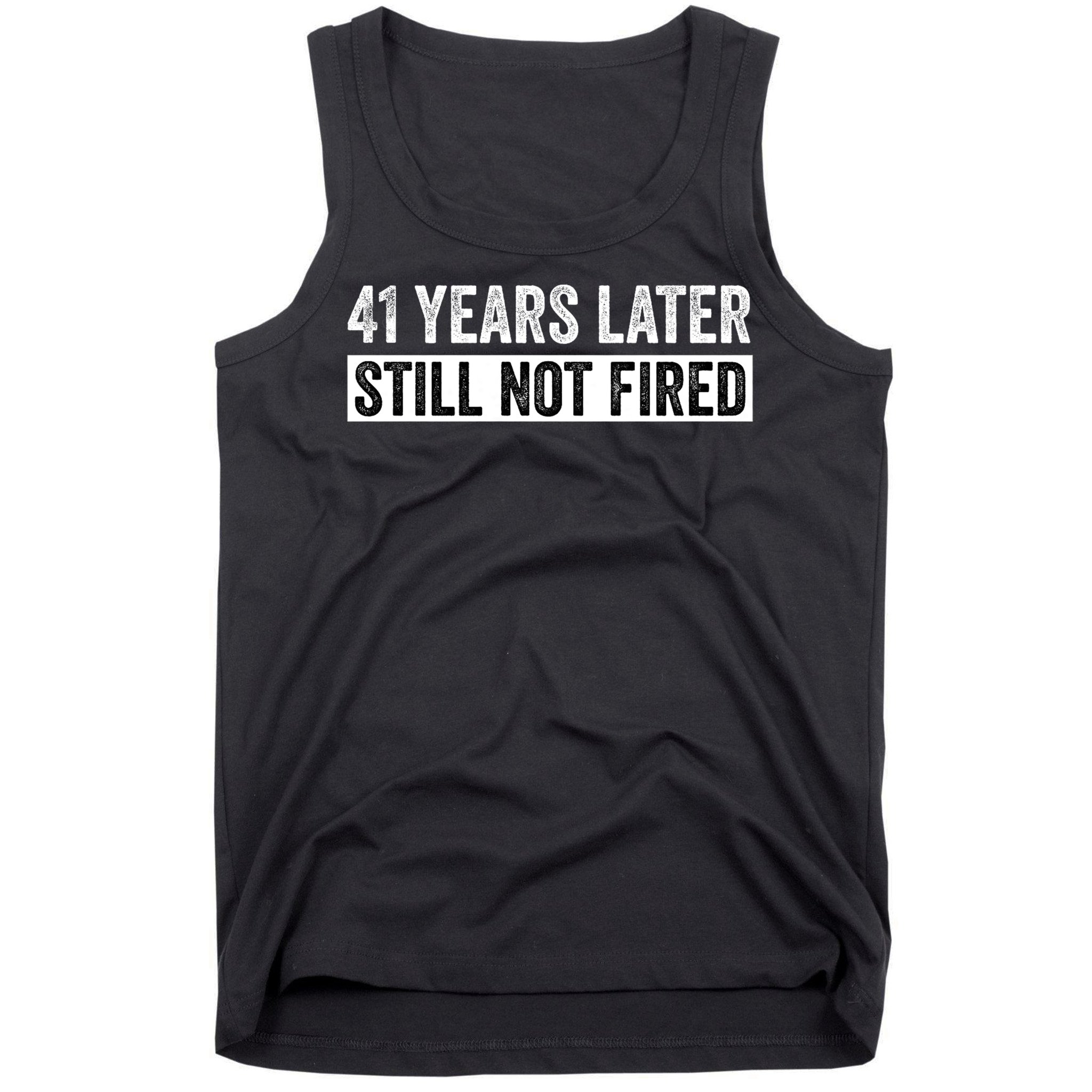 Funny 41 Years Of Work Employee - 41 Years Work Anniversary Tank Top