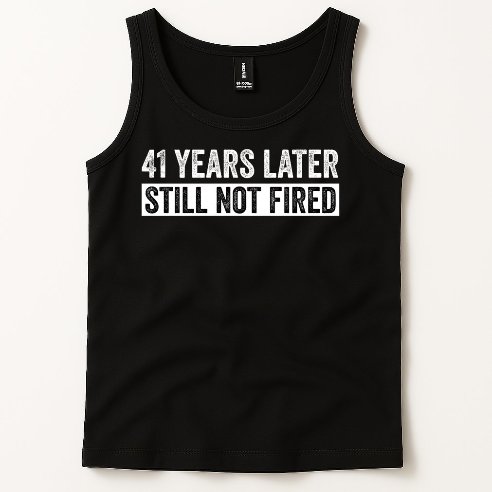 Funny 41 Years Of Work Employee - 41 Years Work Anniversary Tank Top