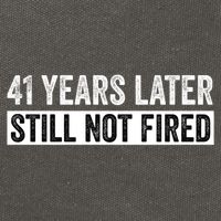 Funny 41 Years Of Work Employee - 41 Years Work Anniversary Cotton Canvas Backpack