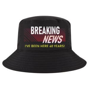 Funny 40 Year Work Anniversary 40th Employee Appreciation Cool Comfort Performance Bucket Hat