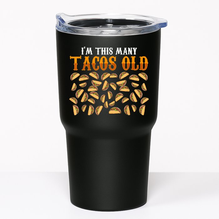 Funny 40 Year Old Taco Lovers Gag Gift, 40th Birthday Tumbler