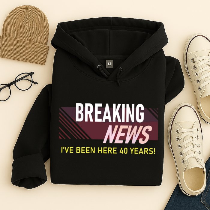 Funny 40 Year Work Anniversary 40th Employee Appreciation Hoodie