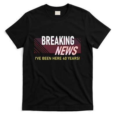Funny 40 Year Work Anniversary 40th Employee Appreciation T-Shirt