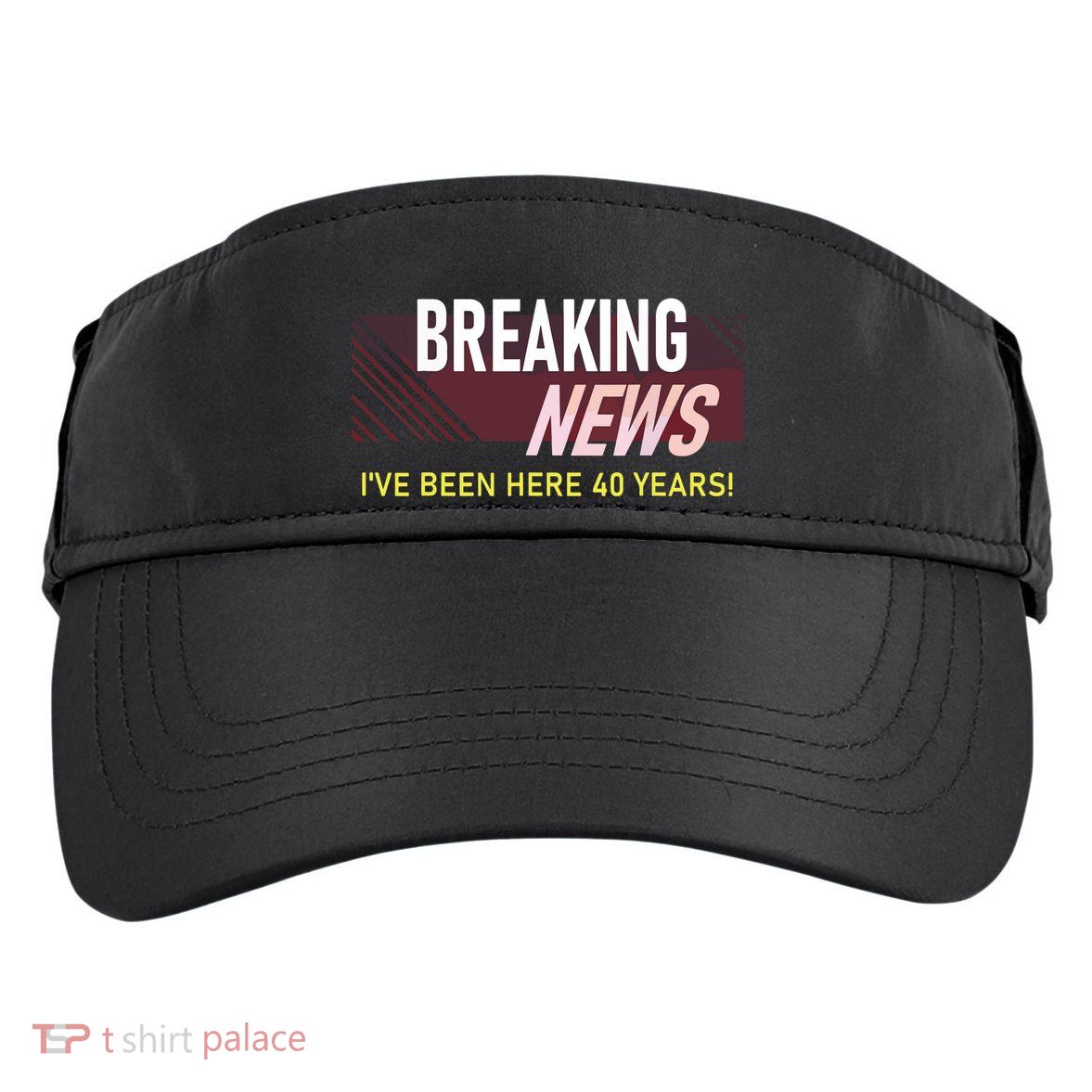 Funny 40 Year Work Anniversary 40th Employee Appreciation Adult Drive Performance Visor