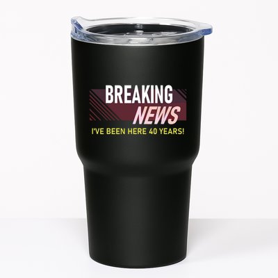 Funny 40 Year Work Anniversary 40th Employee Appreciation Tumbler