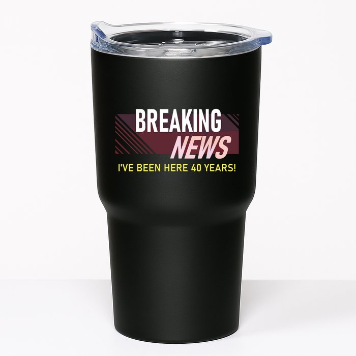 Funny 40 Year Work Anniversary 40th Employee Appreciation Tumbler