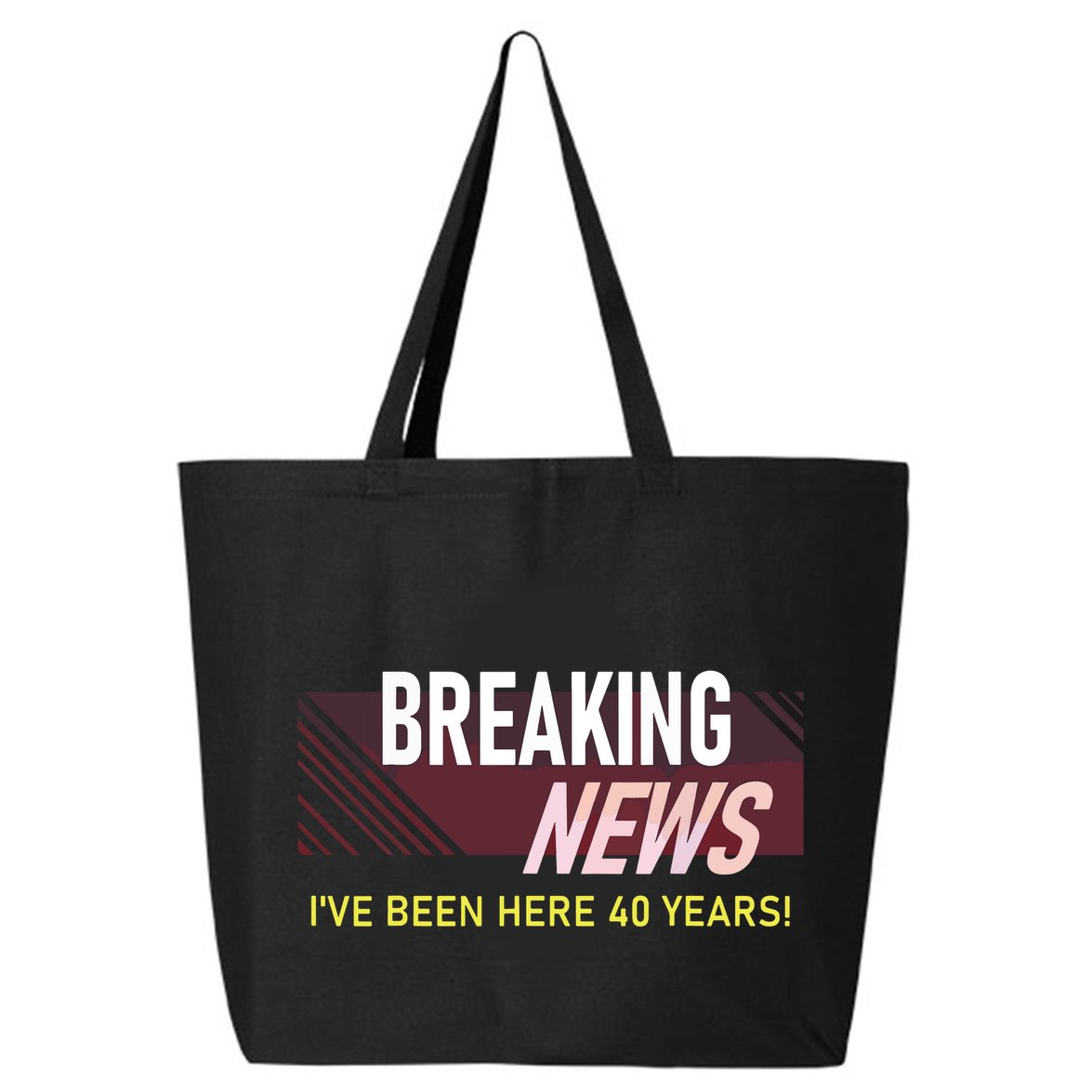 Funny 40 Year Work Anniversary 40th Employee Appreciation 25L Jumbo Tote